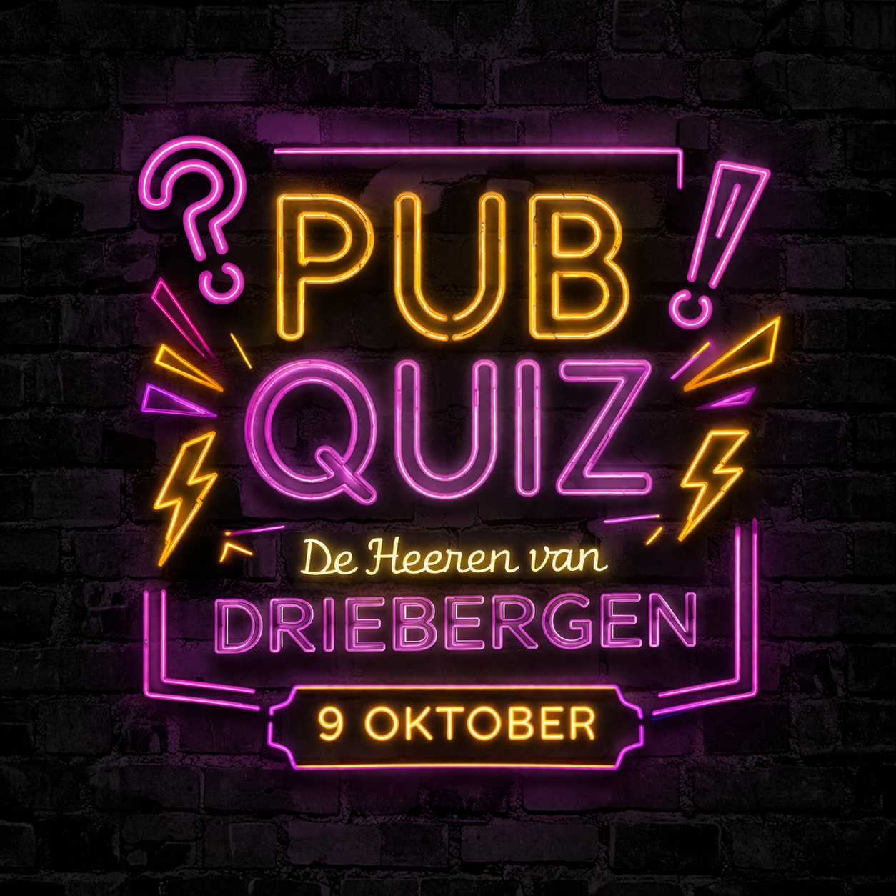 De Heeren van Driebergen Pubquiz 9 oktober 2026